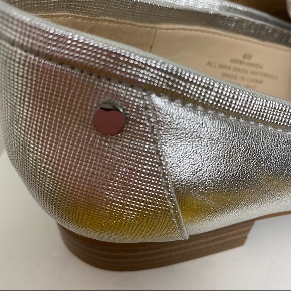 Women’s Silver Metallic Leather Loafers by Nine West. Sz 6M - Picture 6 of 16